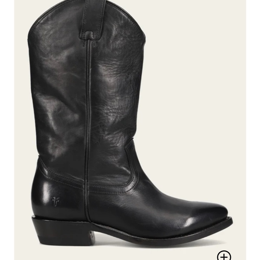 Frye Brown Leather Western Boots